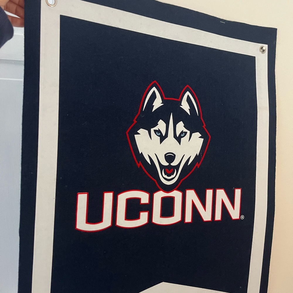 UConn Huskies Wall Banner